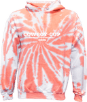 Tie-Dye Hoodies - Cowboy Cup Lacrosse Tournament 2026 (White)