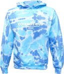 Tie-Dye Hoodies - Cowboy Cup Lacrosse Tournament 2026 (White)