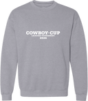 Crew Sweatshirt - Cowboy Cup Lacrosse Tournament 2026 (White)