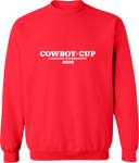 Crew Sweatshirt - Cowboy Cup Lacrosse Tournament 2026 (White)