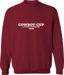 Crew Sweatshirt - Cowboy Cup Lacrosse Tournament 2026 (White)