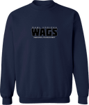 Crew Sweatshirt - WAGS Tournament 2026 (Black with outline)