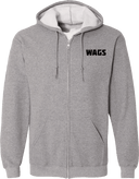 Full Zip Hoodies - WAGS Tournament 2026 (Black with outline)