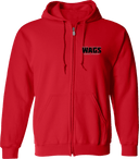 Full Zip Hoodies - WAGS Tournament 2026 (Black with outline)