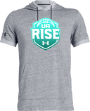 Under Armour Stadium Short Sleeve Hoodie - UA Rise Girls Session l 2026 (deep blue)