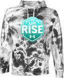Under Armour Rival Fleece Hoodie Tie-Dye - UA Rise Girls Session l 2026 (deep blue)