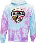Tie-Dye Hoodies - USYS Maryland State Cup (w1/4) 2026 (Main Logo)