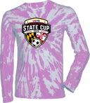 Tie-Dye Long Sleeves - USYS Maryland State Cup (w1/4) 2026 (Main Logo)