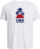Under Armour Athletics Short Sleeve - USA Football Summer Series 2026 (Blue - Palm Tree)
