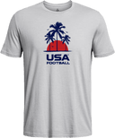 Under Armour Athletics Short Sleeve - USA Football Summer Series 2026 (Blue - Palm Tree)