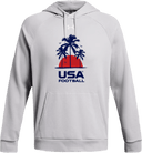 Under Armour Rival Fleece Hoodie - USA Football Summer Series 2026 (Blue - Palm Tree)