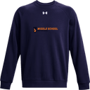 Under Armour Rival Fleece Crew - Middle School Invitational 2026 (Black)