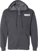 Full Zip Hoodies - WAGS Tournament 2026 (White, Wordmark)