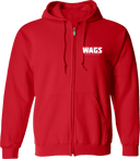 Full Zip Hoodies - WAGS Tournament 2026 (White, Wordmark)