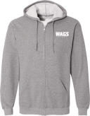Full Zip Hoodies - WAGS Tournament 2026 (White, Wordmark)