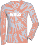 Tie-Dye Long Sleeves - WAGS Tournament 2026 (White, Wordmark)