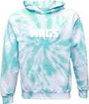 Tie-Dye Hoodies - WAGS Tournament 2026 (White, Wordmark)
