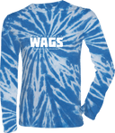 Tie-Dye Long Sleeves - WAGS Tournament 2026 (White, Wordmark)