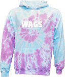 Tie-Dye Hoodies - WAGS Tournament 2026 (White, Wordmark)
