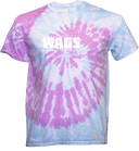 Tie-Dye Short Sleeves - WAGS Tournament 2026 (White, Wordmark)