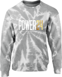 Crew Sweatshirt - Power 24 Session I 2026 (White & Gold Bold Inline Wordmark)