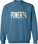 Crew Sweatshirt - Power 24 Session I 2026 (White & Gold Bold Inline Wordmark)