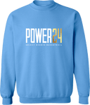 Crew Sweatshirt - Power 24 Session I 2026 (White & Gold Bold Inline Wordmark)