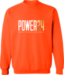 Crew Sweatshirt - Power 24 Session I 2026 (White & Gold Bold Inline Wordmark)
