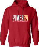 Hoodies - Power 24 Session I 2026 (White & Gold Bold Inline Wordmark)