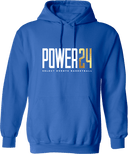 Hoodies - Power 24 Session I 2026 (White & Gold Bold Inline Wordmark)