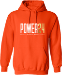 Hoodies - Power 24 Session I 2026 (White & Gold Bold Inline Wordmark)