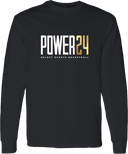 Long Sleeves - Power 24 Session I 2026 (White & Gold Bold Inline Wordmark)