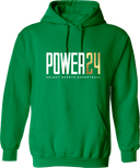 Hoodies - Power 24 Session I 2026 (White & Gold Bold Inline Wordmark)