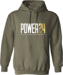 Hoodies - Power 24 Session I 2026 (White & Gold Bold Inline Wordmark)