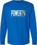 Long Sleeves - Power 24 Session I 2026 (White & Gold Bold Inline Wordmark)