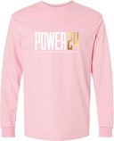 Long Sleeves - Power 24 Session I 2026 (White & Gold Bold Inline Wordmark)