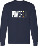 Long Sleeves - Power 24 Session I 2026 (White & Gold Bold Inline Wordmark)