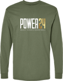 Long Sleeves - Power 24 Session I 2026 (White & Gold Bold Inline Wordmark)