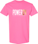 Short Sleeves - Power 24 Session I 2026 (White & Gold Bold Inline Wordmark)