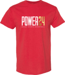 Short Sleeves - Power 24 Session I 2026 (White & Gold Bold Inline Wordmark)