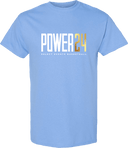 Short Sleeves - Power 24 Session I 2026 (White & Gold Bold Inline Wordmark)
