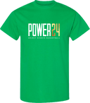 Short Sleeves - Power 24 Session I 2026 (White & Gold Bold Inline Wordmark)