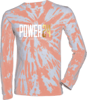 Tie-Dye Long Sleeves - Power 24 Session I 2026 (White & Gold Bold Inline Wordmark)