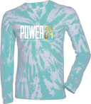 Tie-Dye Long Sleeves - Power 24 Session I 2026 (White & Gold Bold Inline Wordmark)
