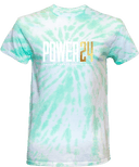 Tie-Dye Short Sleeves - Power 24 Session I 2026 (White & Gold Bold Inline Wordmark)