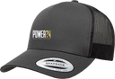 Trucker Hat - Power 24 Session I 2026 (White & Gold Bold Inline Wordmark)