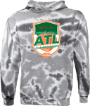 Tie-Dye Hoodies - Veolia Atlanta Pickleball Championships 2026 (Red Text Badge)