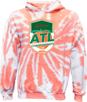 Tie-Dye Hoodies - Veolia Atlanta Pickleball Championships 2026 (Red Text Badge)