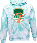 Tie-Dye Hoodies - Veolia Atlanta Pickleball Championships 2026 (Red Text Badge)