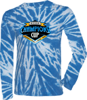 Tie-Dye Long Sleeves - Champions Cup, Hosted by Sol SC 2026 (Bold Blue)